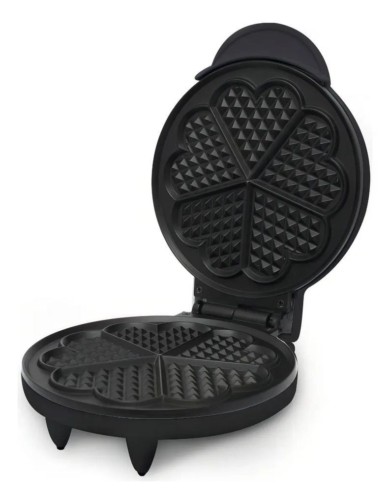 Wafflera Ultracomb Wm-2900 850w Antiadherente Termostato Automático Superficie Fría Al Tacto Negro