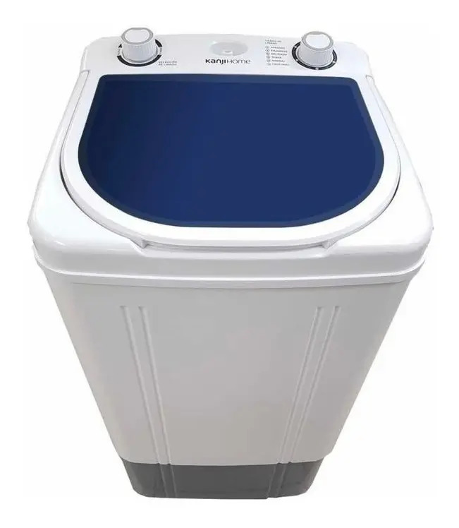 Lavarropas Semi Automático Carga Enjuague 6 Kg Kanji Xpb60. Blanco