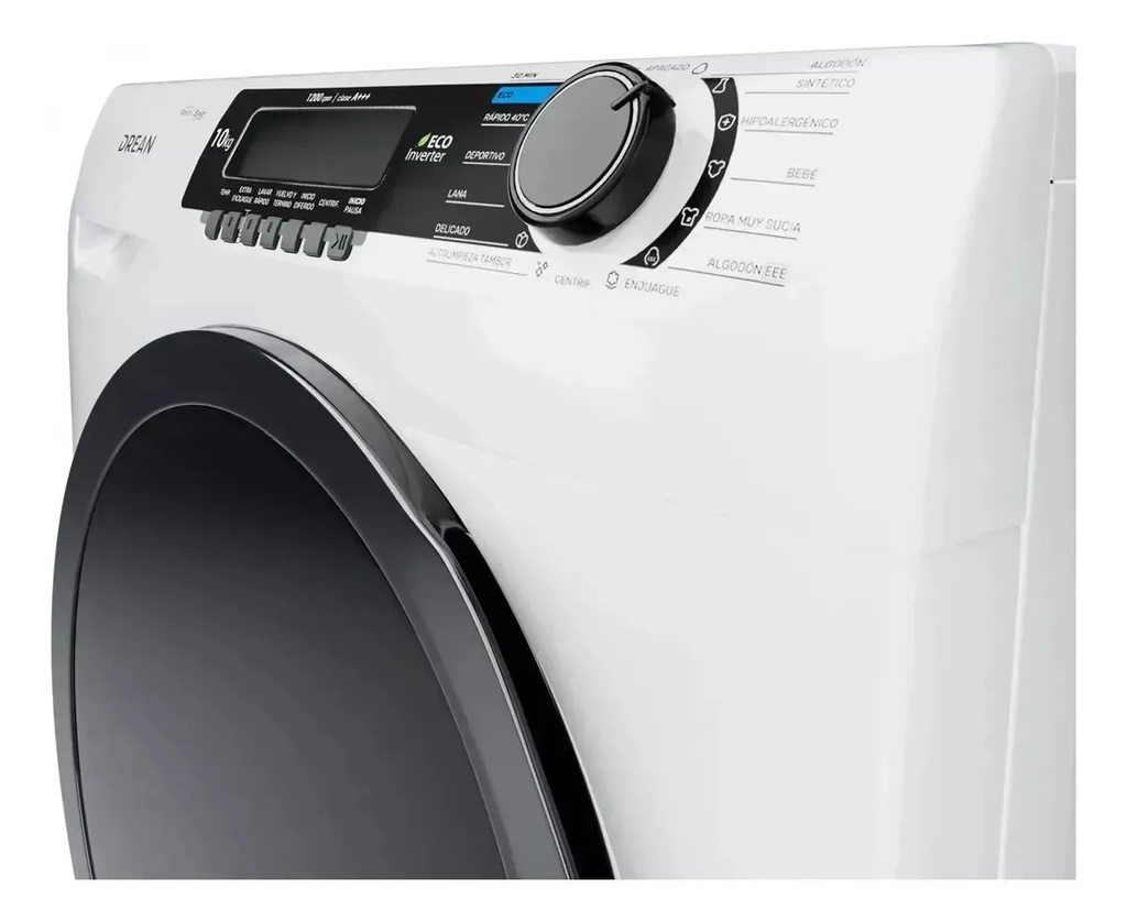 Lavarropas Carga Frontal 10 Kg Blanco Drean Lfdr1012sb0
