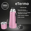 Termo Peabody Etermo Pe-et1001p De Acero Inoxidable 1l Rosa