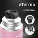 Termo Peabody Etermo Pe-et1001p De Acero Inoxidable 1l Rosa