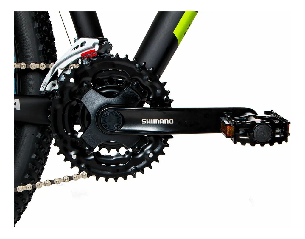 Bicicleta Mtb Top Mega Thor R29 V24 Shimano - Freno A Disco. Negro 18  