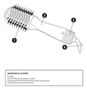 Cepillo Electrico Secador Y Alisador Yelmo Sc-3650 1200w