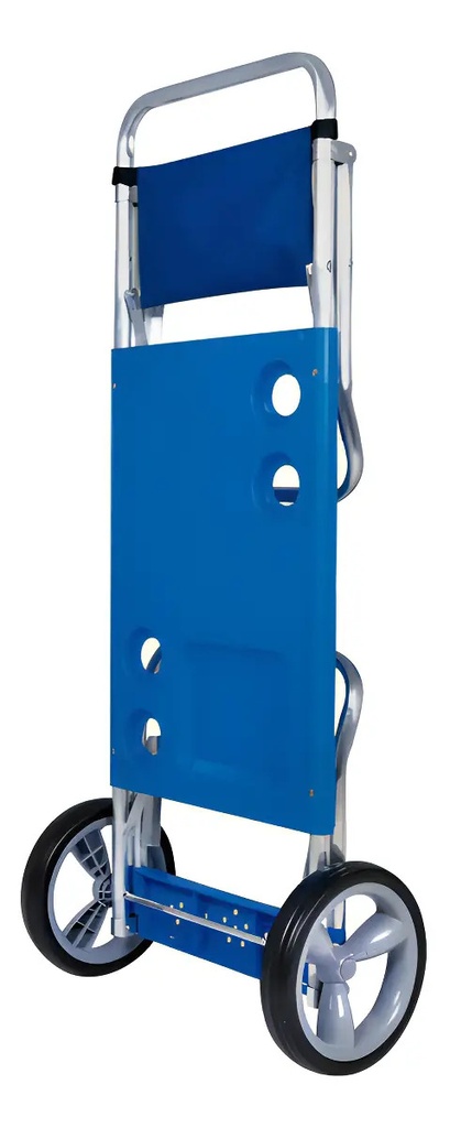 Mor 2495 Carrito Mesa Plegable Porta Sillas Aluminio Color Azul