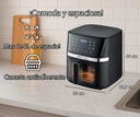 Freidora De Aire Kanji 8 Litros Kjh-1700dc 1700w Negro