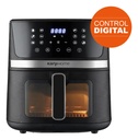 Freidora De Aire Kanji 8 Litros Kjh-1700dc 1700w Negro