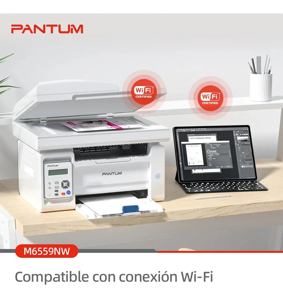 Impresora Multifunción Monocromática Pantum M6559nw Con Wifi