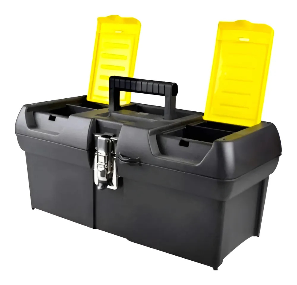 Caja Plastica Con Bandeja Cerraduras Metálicas 318 Mm 13-013