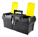 Caja Plastica Con Bandeja Cerraduras Metálicas 318 Mm 13-013
