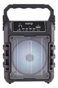 Parlante Bluetooth Portátil Radio Fm Usb Y Sd Kanji Amnesia  Negro