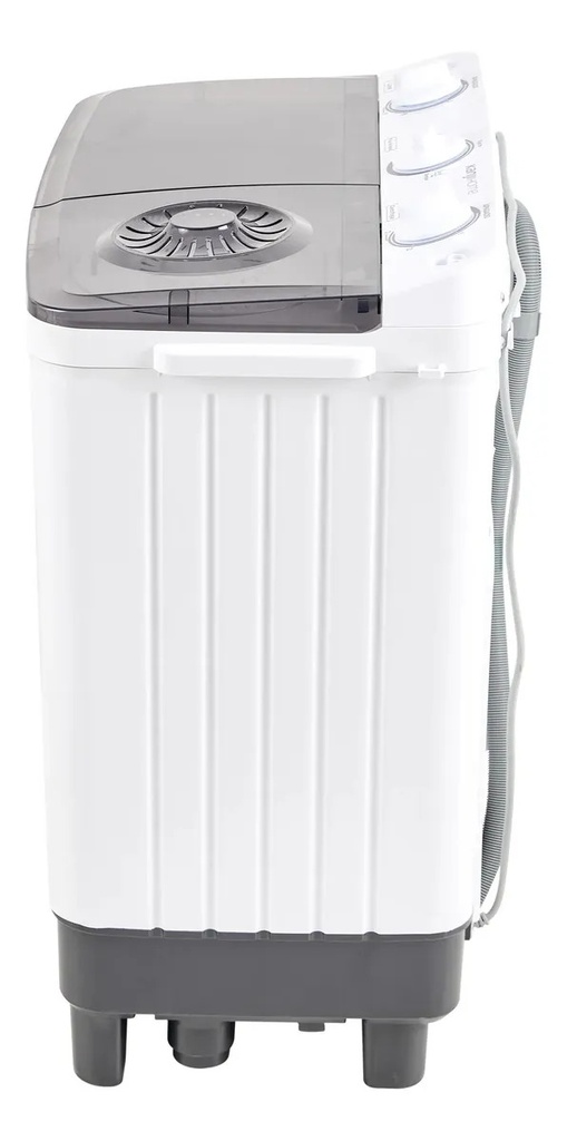Lavasecarropas Semiautomático Kanji Twin Lava & Seca 5kg Con Bomba De Extracción Xpb55-655sp Blanco