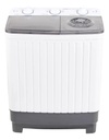 Lavasecarropas Semiautomático Kanji Twin Lava & Seca 5kg Con Bomba De Extracción Xpb55-655sp Blanco