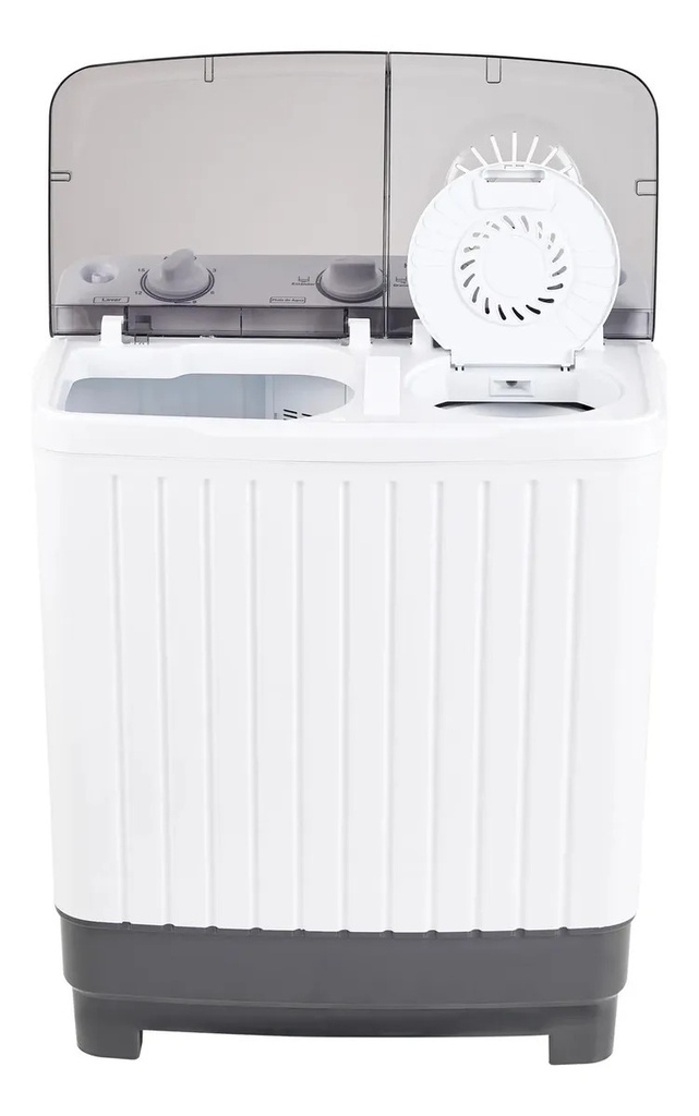 Lavasecarropas Semiautomático Kanji Twin Lava & Seca 5kg Con Bomba De Extracción Xpb55-655sp Blanco