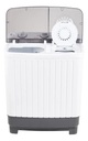 Lavasecarropas Semiautomático Kanji Twin Lava & Seca 5kg Con Bomba De Extracción Xpb55-655sp Blanco