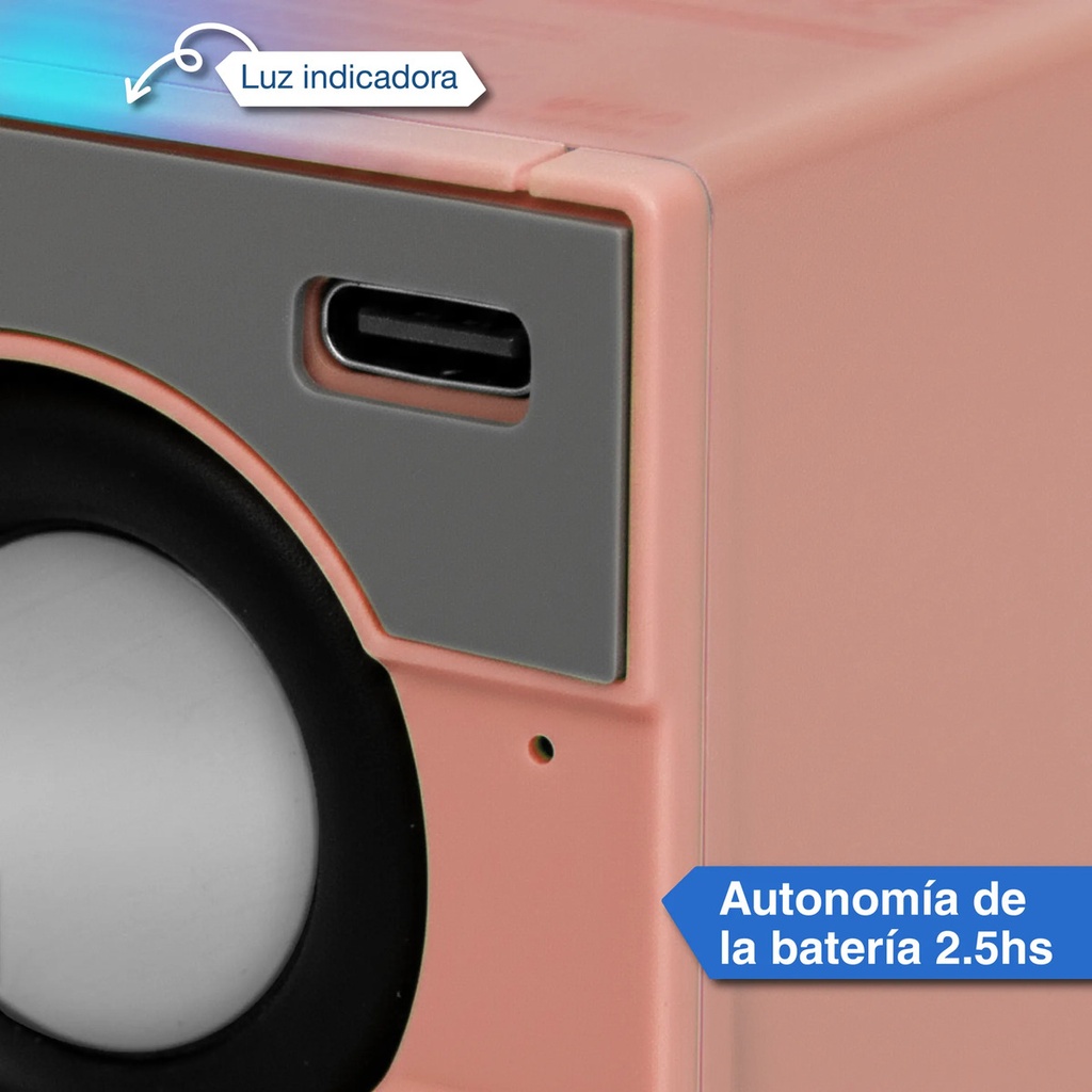 Parlante Portátil Music Bluetooth Mini Usb Altavoz Rosa
