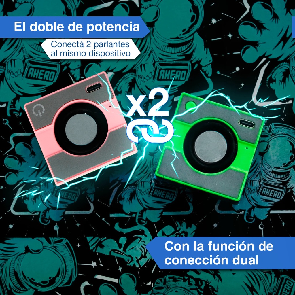 Parlante Portátil Music Bluetooth Mini Usb Altavoz Rosa