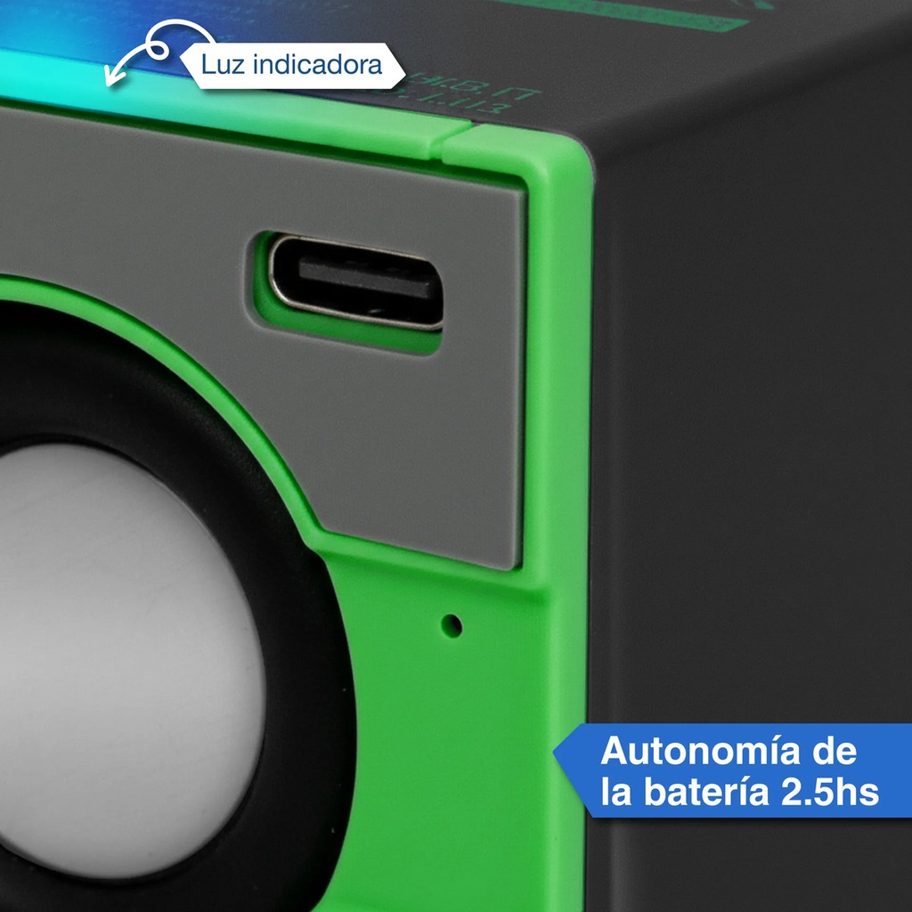 Parlante Portátil Music Bluetooth Mini Usb Altavoz Verde