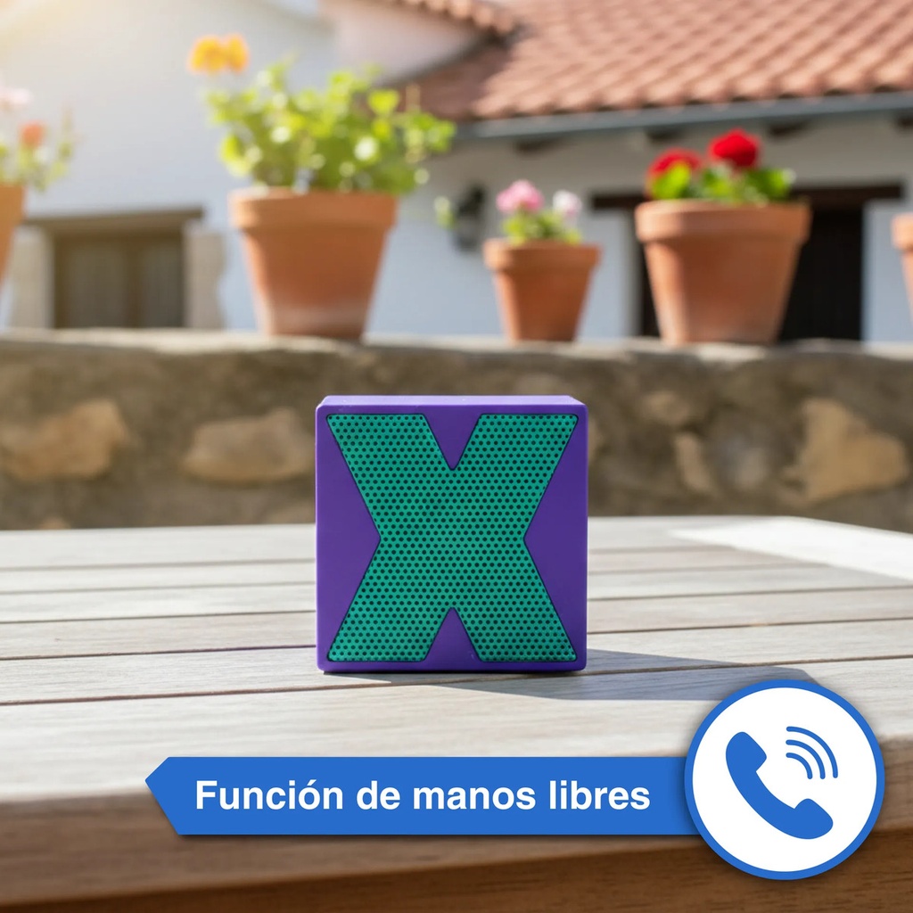 Parlante Portátil Music Bluetooth Mini Usb Altavoz Azul