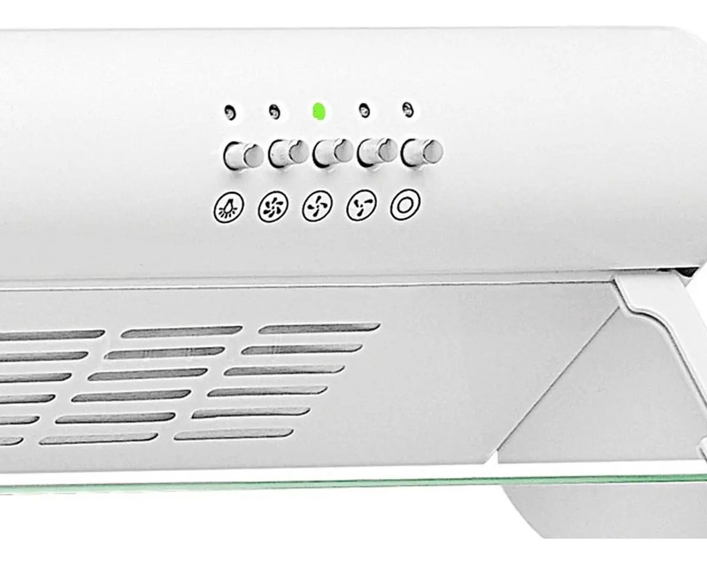 Purificador Extractor Spar Para Cocina Blanco Axel 60cm.