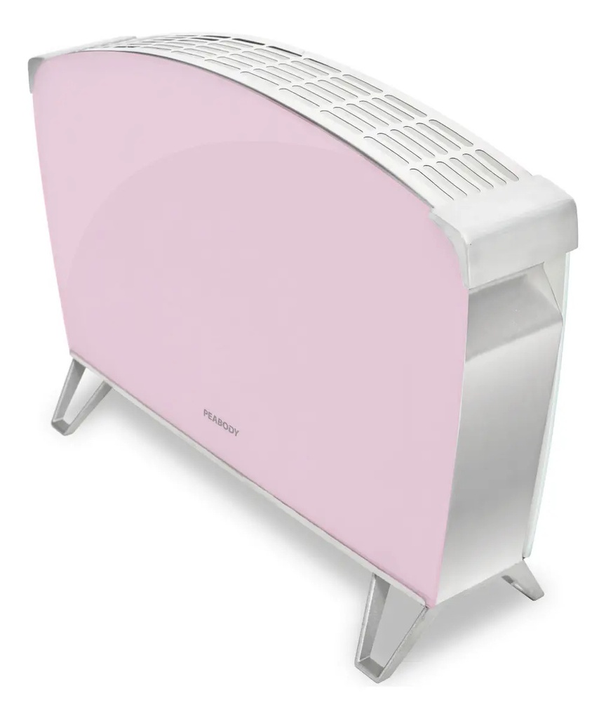Calefactor Eléctrico Vitroconvector Doble Vidrio Peabody Pe-bvc15p 1500w Color Rosa