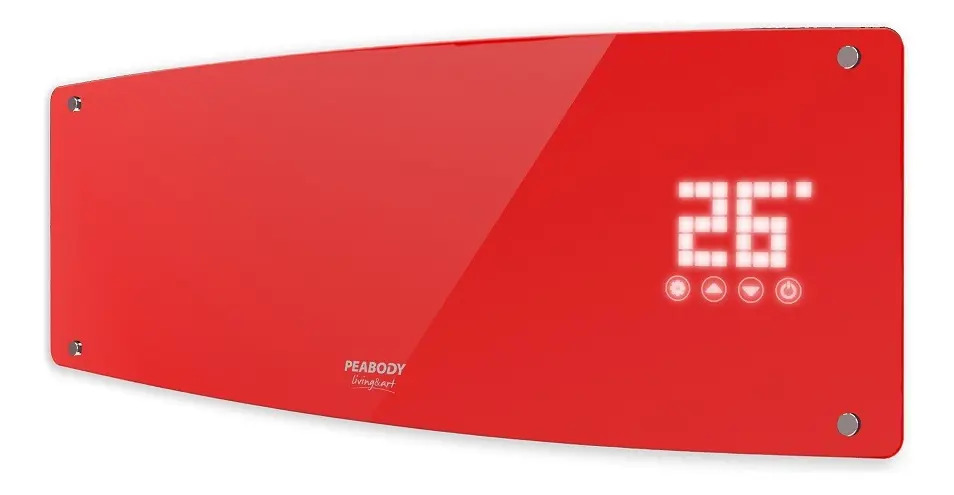 Calefactor Eléctrico Peabody Pe-cv20 Rojo 220v P1 Rojo