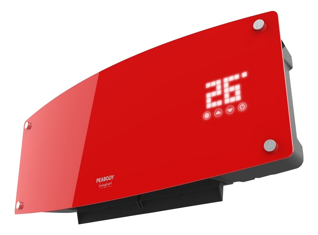 Calefactor Eléctrico Peabody Pe-cv20 Rojo 220v P1 Rojo
