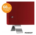 Panel Calefactor Eléctrico Peabody Pe-vqm20 Rojo 220v P2 Rojo