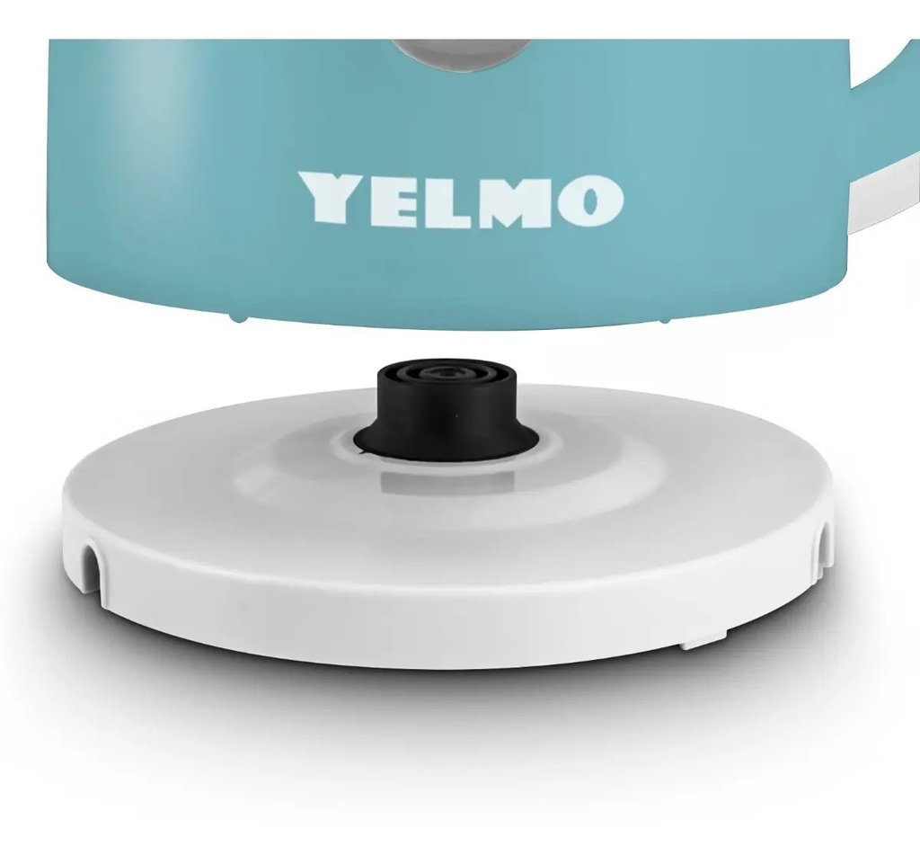 Pava Eléctrica Yelmo Pe-3909 1,7lts Control Digital Mate Celeste
