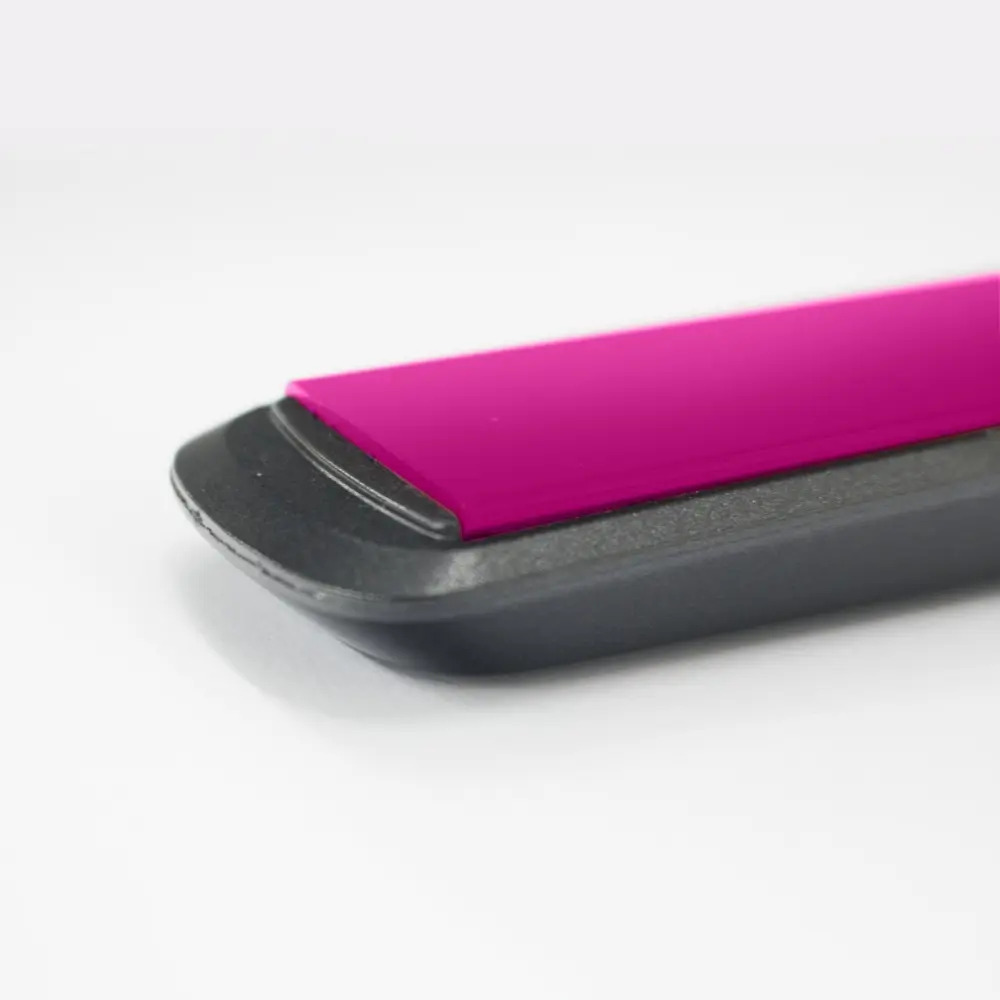 Planchita De Pelo Alisadora Ultracomb Ruby Ap-4401 Negro Negro/fucsia