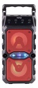 Parlante Kanji Fura Inalámbrico Portátil Con Radio Bluetooth Color Negro