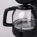 Ultracomb Ca2208 Cafetera 12 Pocillos Jarra Vidrio Termico Negro