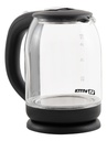 Pava Electrica Vitta Hervidora Vidrio 1,8l 1500w Corte Auto. Negro