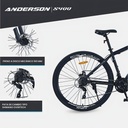 Bicicleta Anderson Acero S400 R29" X 20" Negro/Rojo