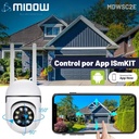 Camara Midow Exterior Domo 2K WIFI MDWSC2E