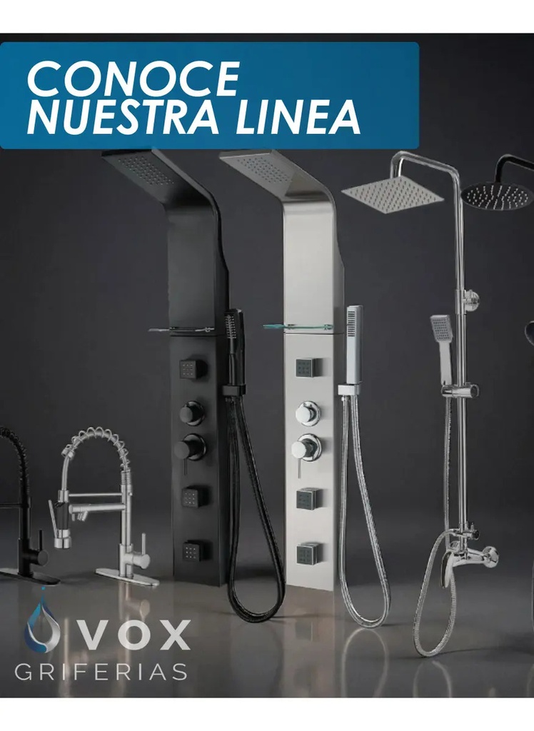 Griferia Cocina Monocomando 035 Negro IC06012697V V25005B