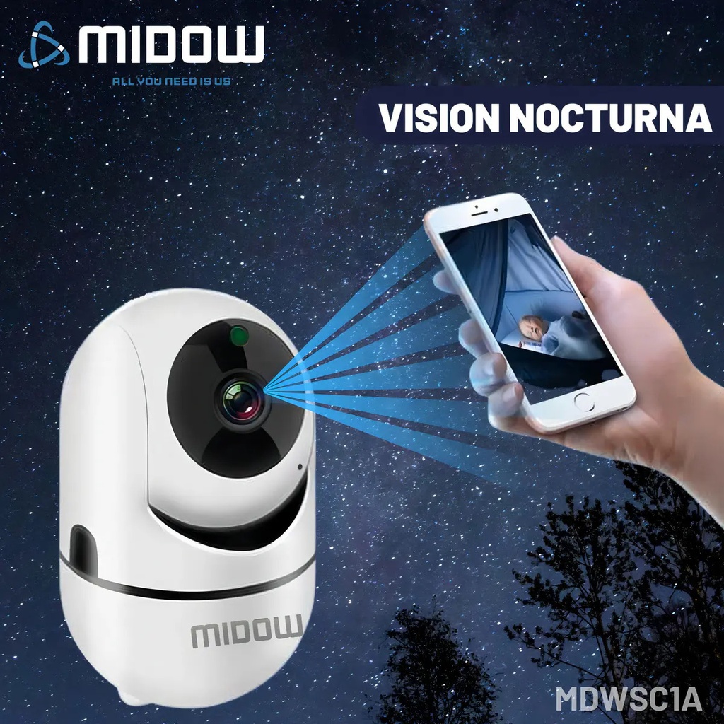 Camara IP 2K WIFI MIDOW MDWSC1A