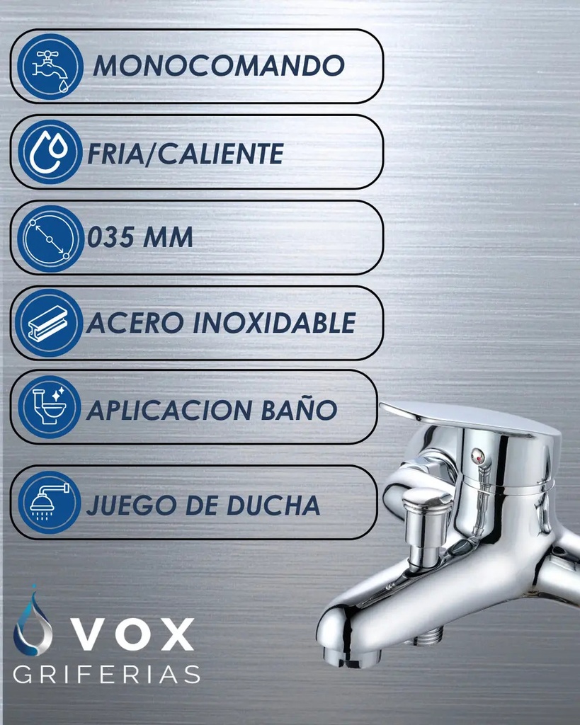 Griferia Baño Con Juego De Ducha 035 IC06012697V V25001