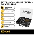 Set De Mechas Punta Konan y Acce De 100 Piezas IC041248 KTSET100