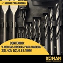 Set De Mechas Punta Konan y Acce De 100 Piezas IC041248 KTSET100