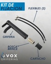 Grifería Cocina Monoco Acero Inox Ø40 Negro IC0601(V25105SB)