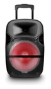 Parlante Bafle Potenciado Crown Mustang Bluetooth Djs-1201bt Color Negro