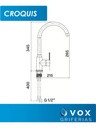 Grifería Cocina Monoco Ø35 Negro IC06012697V (V25705)