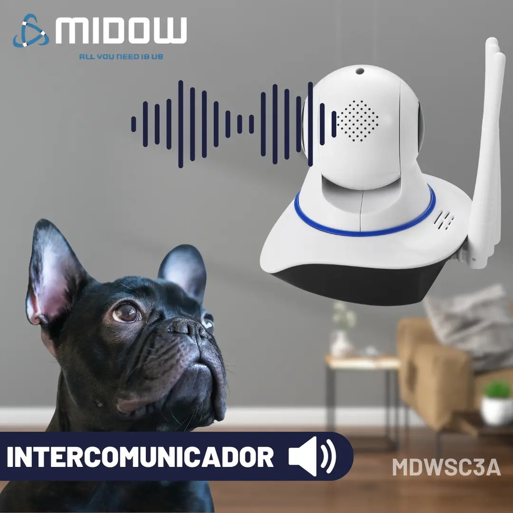 Cámara Midow IP HD720P WIFI (MDWSC3A)
