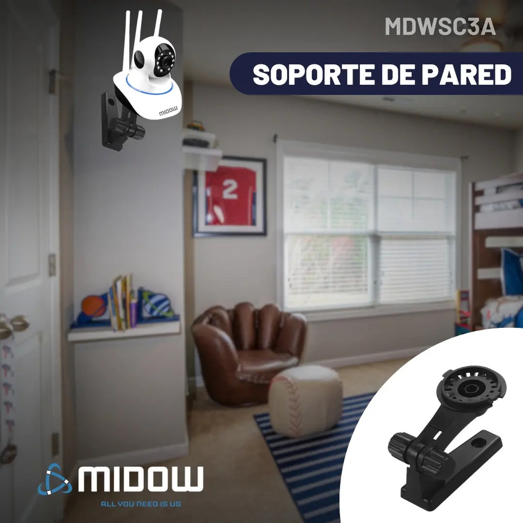 Cámara Midow IP HD720P WIFI (MDWSC3A)