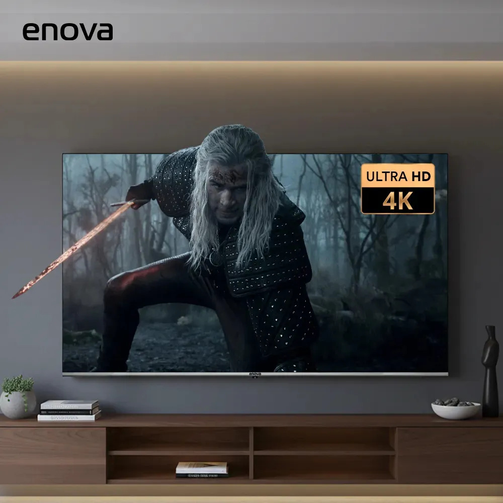 Tv ENOVA 75" Smart Led 4K UHD Frameless Gloogle Tv(TE75UG10-TDF-NVA)