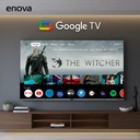 Tv ENOVA 75" Smart Led 4K UHD Frameless Gloogle Tv(TE75UG10-TDF-NVA)