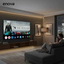 Tv ENOVA 75" Smart Led 4K UHD Frameless Gloogle Tv(TE75UG10-TDF-NVA)