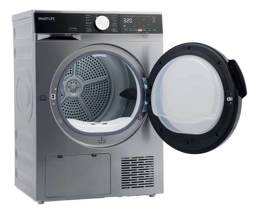 Secarropas SMARTLIFE Bomba Calor 8Kg Gris (SL-DYHPO8G)