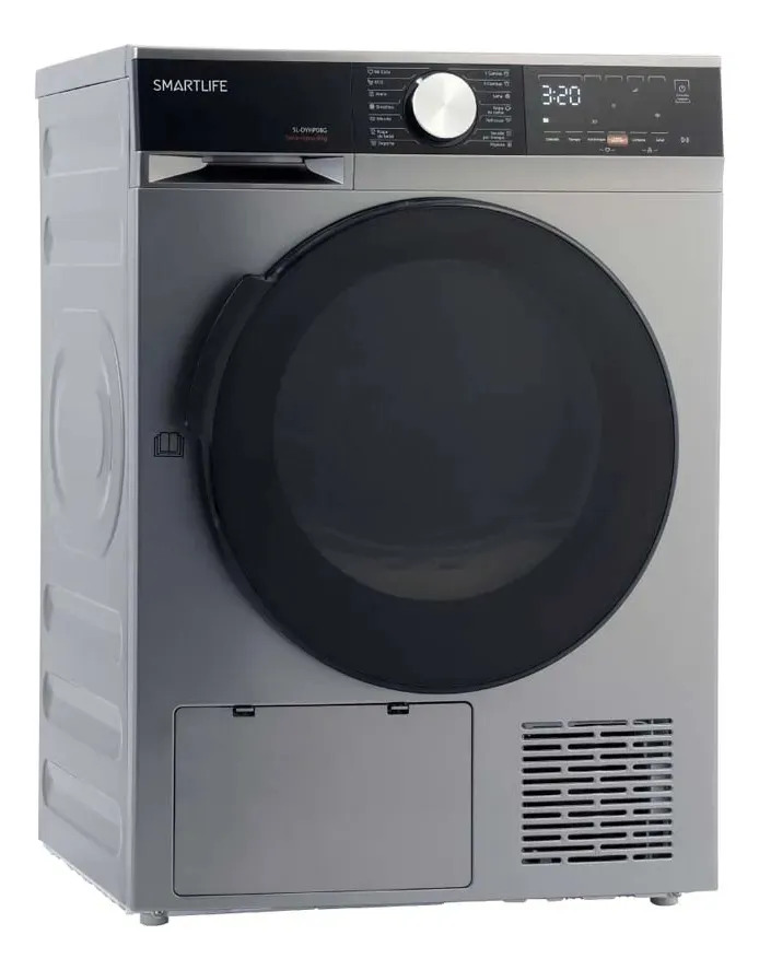 Secarropas SMARTLIFE Bomba Calor 8Kg Gris (SL-DYHPO8G)