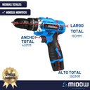 Taladro MIDOW 12v 10mm (MDWYI12V)